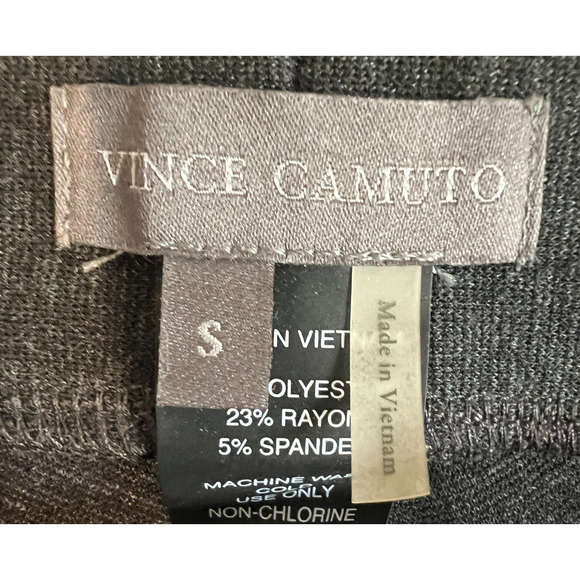 Vince Camuto Pull On Pants Womens Size Small Dark Gray Stretchy Mid Rise Casual - Picture 2 of 6